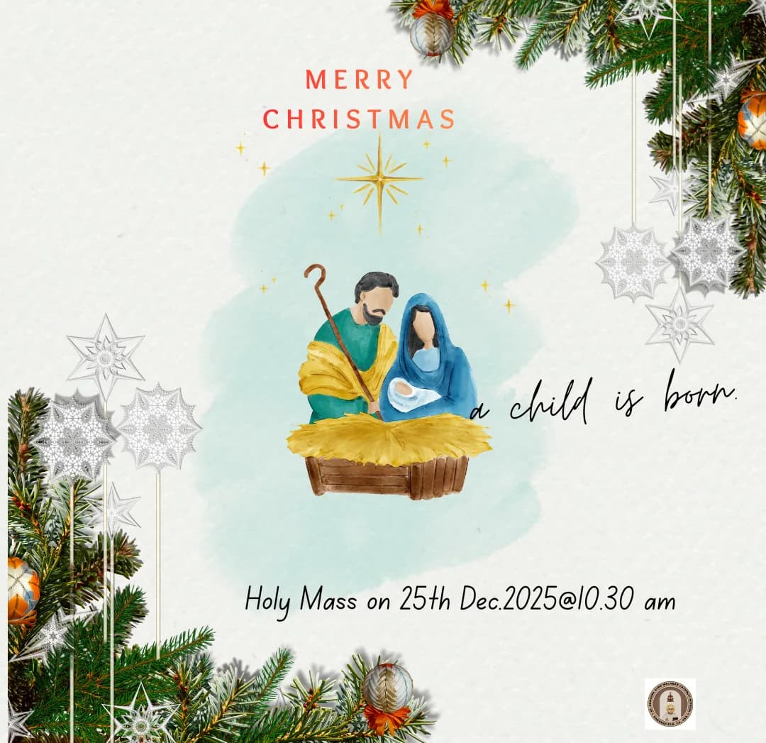 Merry Christmas — a child is born